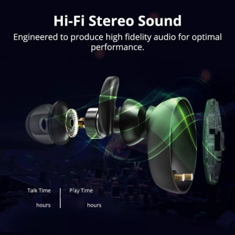 Earbuds V.Silencer Ture Wireless Earbuds λευκό