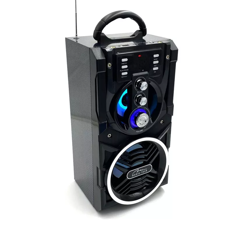 Στερεοφωνικό φορητό ηχείο Media-Tech PARTYBOX BT MT3150 Μαύρο