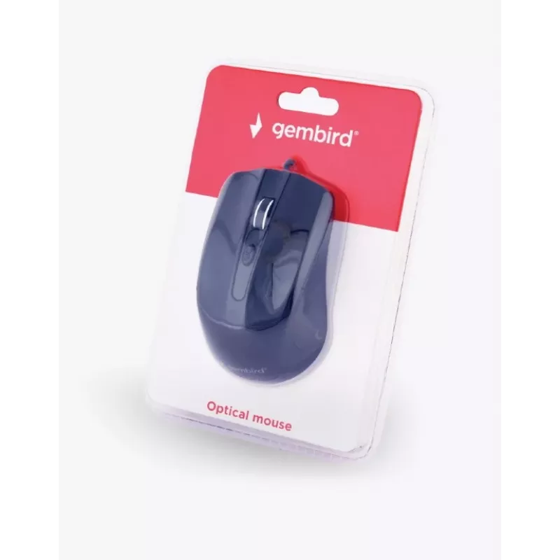 Gembird MUS-4B-01 Ποντίκι αμφιδέξιο USB Type-A Οπτικό 1200 DPI
