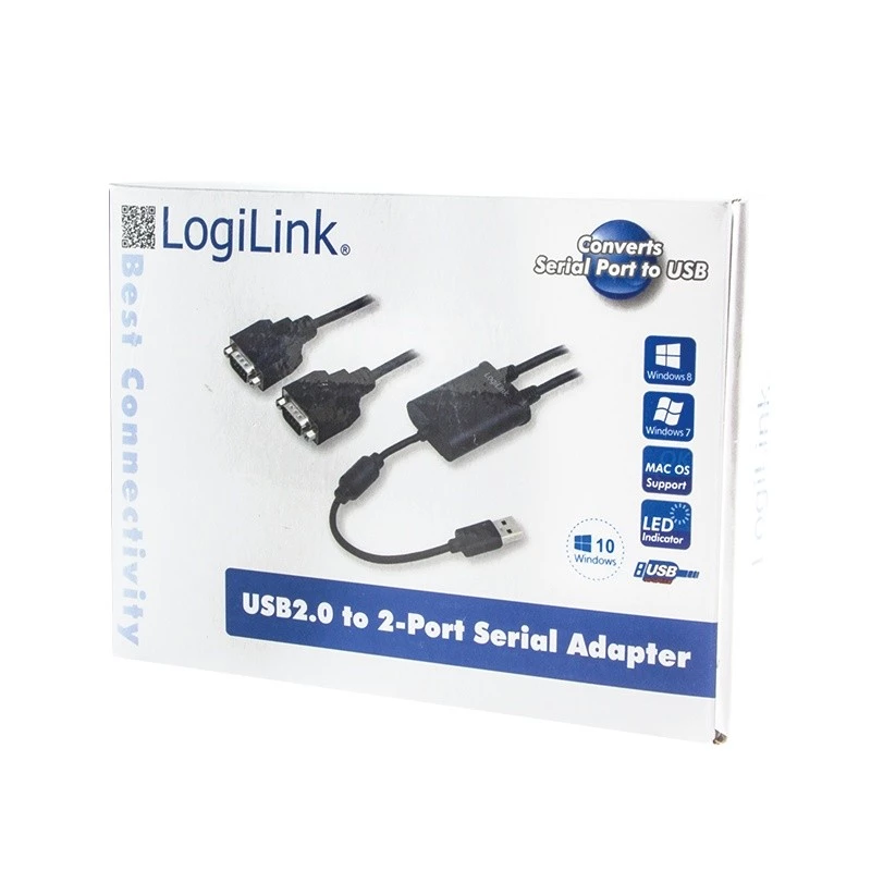 Προσαρμογέας USB 2.0 σε 2x σειριακές