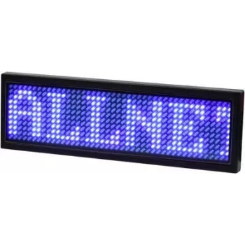 ALLNET Πινακίδα ονόματος ηλεκτρονική programmable Serial - Χρώμα Μπλε