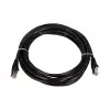 Καλώδιο patch LAN Extralink Cat5e FTP 5 m, συνεστραμμένου χαλκού, RJ-45–RJ-45, μαύρο