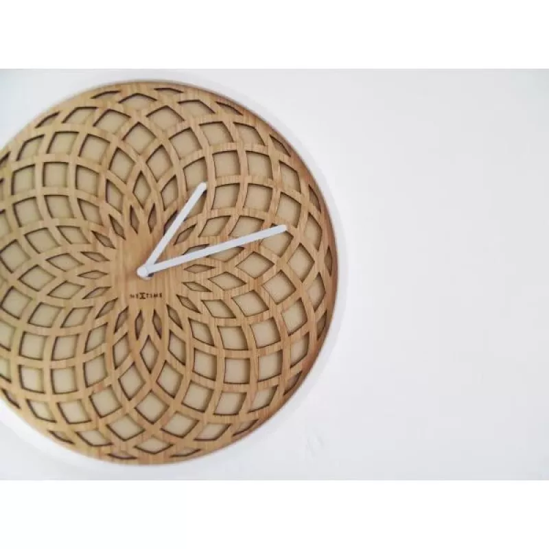 NeXtime ρολόι 3150be Sun Small, Ø35 cm, επιτοίχιο, μπεζ