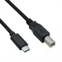 ROLINE Καλώδιο USB 2.0 Type-C, C - B, ST/ST, μαύρο, 3 m (11.02.8337)