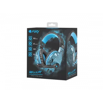 Ακουστικά για gamers Fury Hellcat φωτισμός LED