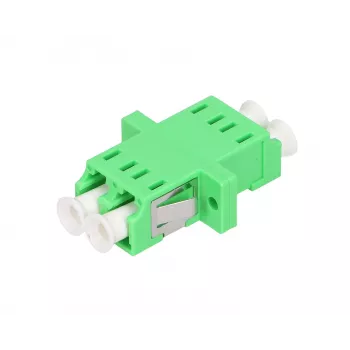Adapter οπτικών ινών Extralink LC/APC Singlemode Duplex, πράσινο, LC/APC αρσενικό