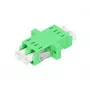 Adapter οπτικών ινών Extralink LC/APC Singlemode Duplex, πράσινο, LC/APC αρσενικό