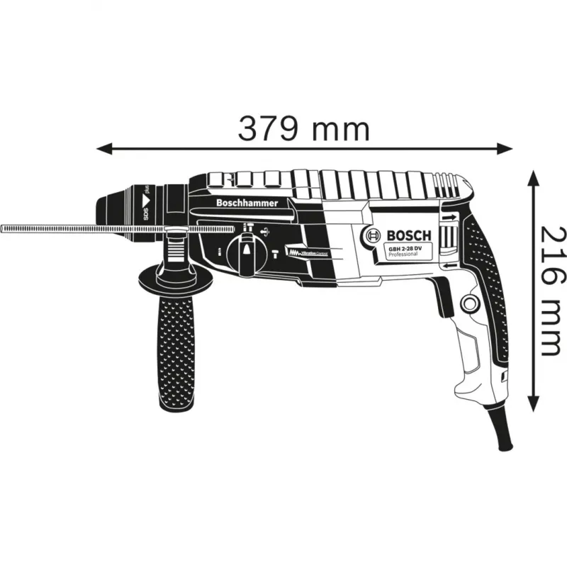 Περιστροφικό σφυρί Bosch GBH 2-28 Professional
