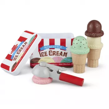 Melissa & Doug Scoop & Stack σετ παγωτού παιχνιδόκουζινας