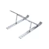 Unitek OT155SL πτυσσόμενη βάση laptop, αλουμίνιο, ασημί