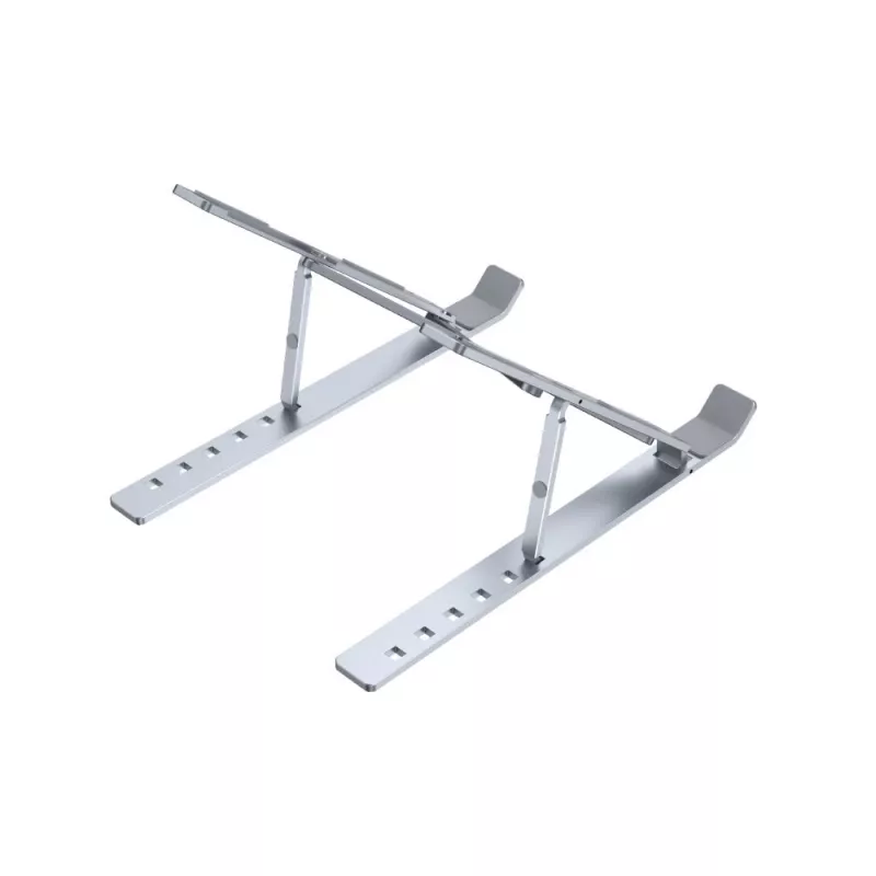 Unitek OT155SL πτυσσόμενη βάση laptop, αλουμίνιο, ασημί