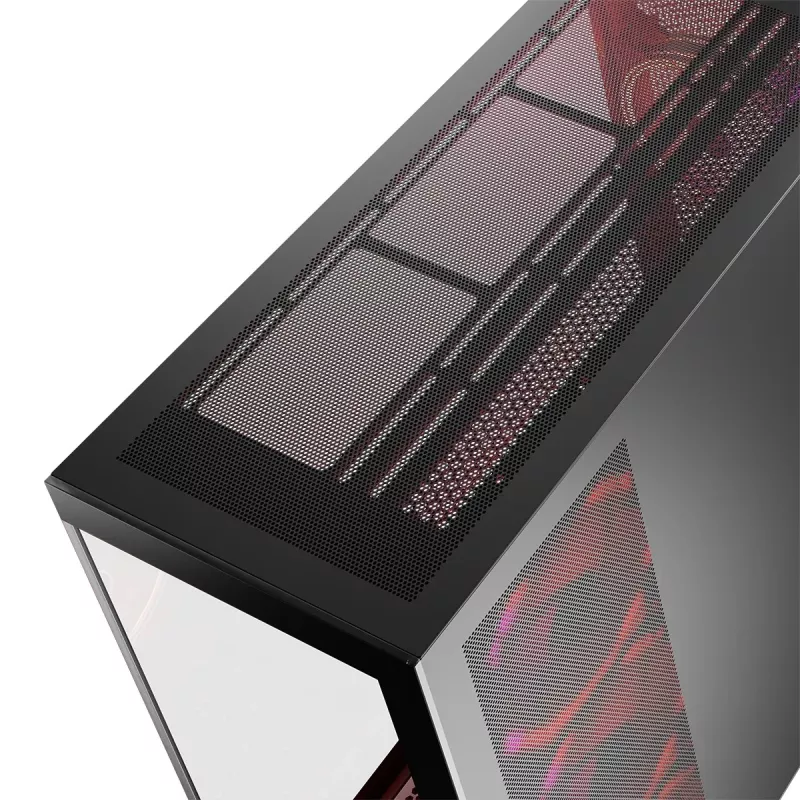 Κουτί PC MODECOM Volcano SPACE APEX ARGB Midi Tower, Γυαλί Tempered, USB-C, Υποστηρίζει ATX/microATX/Mini-ITX, GPU έως 430 mm, Ψύκτρα CPU έως 180 mm