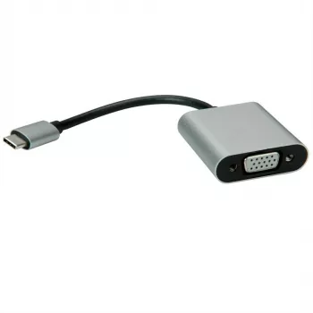 VALUE - Εξωτερικός προσαρμογέας βίντεο - USB-C 3.1 - VGA - Μαύρο