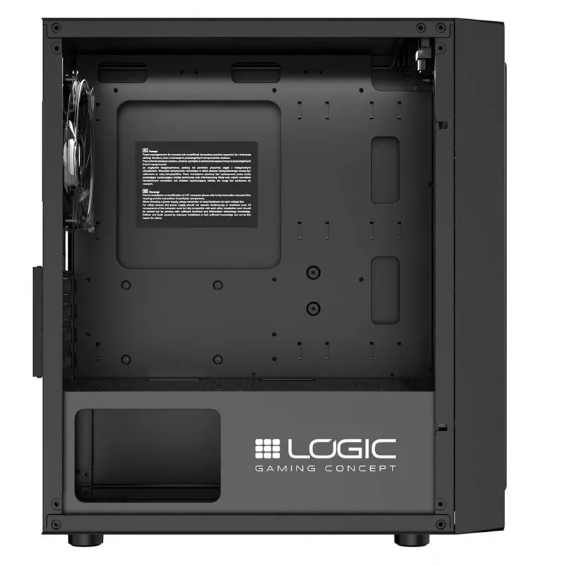 Κουτί υπολογιστή Logic Concept Atos AM-ATOS-10-0000000-0002 ATX μαύρο