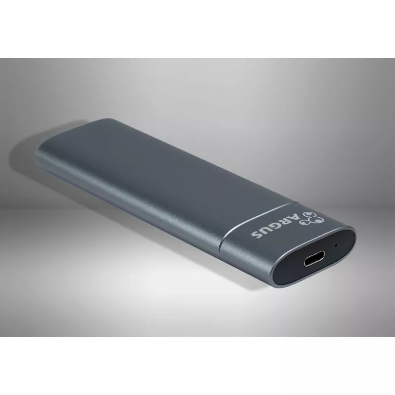 Inter-Tech GD-MS013 θήκη δίσκου M.2 NVMe, USB-C 3.2 Gen 2 10 Gbit/s, 113x37x12 mm, γκρι