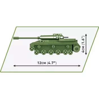 Σετ κατασκευής Cobi IS-2 Μοντέλο, άρμα του Β' Παγκοσμίου Πολέμου, 130 τεμάχια, συνιστώμενη ηλικία 6+