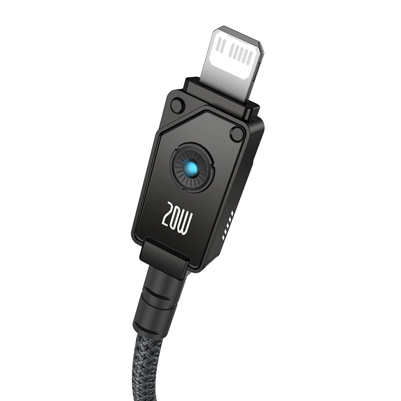 Καλώδιο Baseus Unbreakable USB C σε iP 2 m 20 W μαύρο