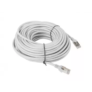 LANBERG Καλώδιο δικτύου Cat5e U/UTP RJ-45 σε RJ-45 20 m Γκρι, 26 AWG, αγωγός CCA