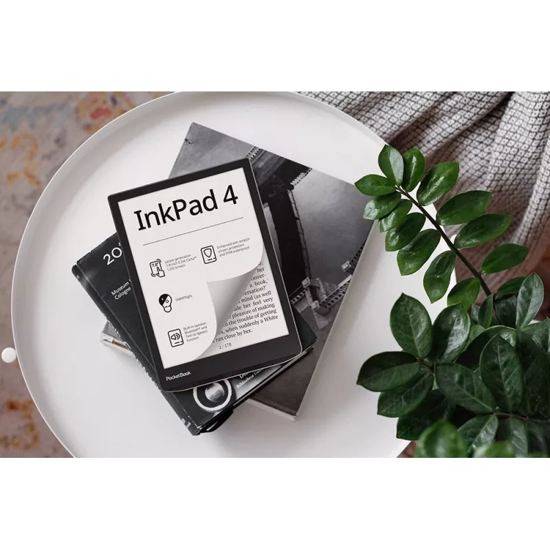 E-Book-Reader PocketBook InkPad 4 7,8 inch E Ink Carta, 32 GB, Wi‑Fi, μαύρο/ασημί