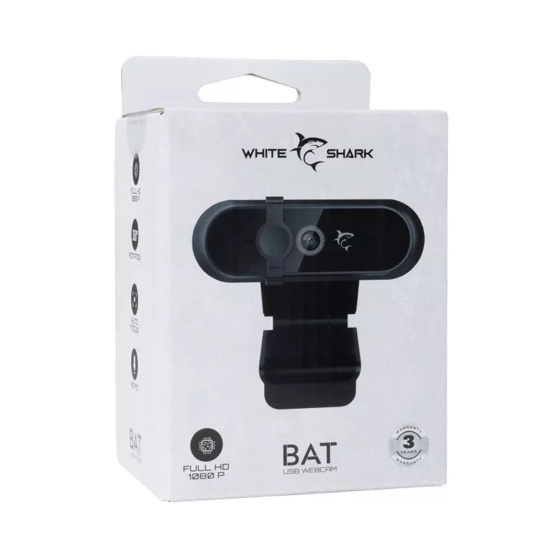 Webcam White Shark GWC-005 1080p BAT – ανάλυση 1080p, σύνδεση USB
