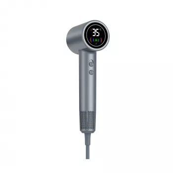 Σεσουάρ DENVER HDD-1400DGR 1400 W, γκρι, 110–240 V, καλώδιο 1,8 m, 25–75 °C, 70×89×280 mm