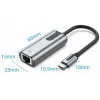 Vention Αντάπτορας USB-C σε Gigabit Ethernet