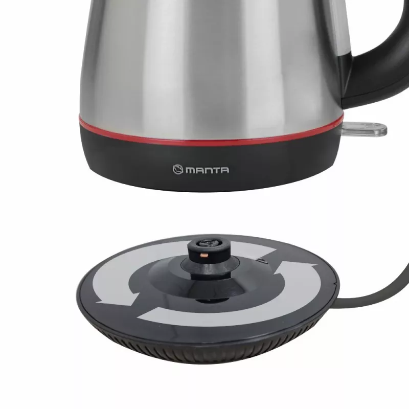 Βραστήρας MANTA 1,7L 2200W ανοξείδωτος χάλυβας