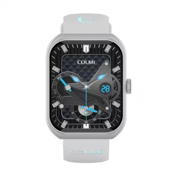 Smartwatch Colmi P86 Silver Bluetooth μετρητής καρδιακών παλμών, ασημί θήκη