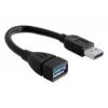 Καλώδιο USB DeLOCK 82776 0,15 m μαύρο