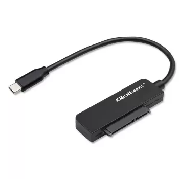 Προσαρμογέας QOLTEC SATA 52269 για μονάδα 2,5 ιντσών σε USB-C, υποστηρίζει έως 2 TB