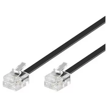 Τηλεφωνικό Καλώδιο Microconnect MPK182 RJ-11 RJ-11 2m Μαύρο