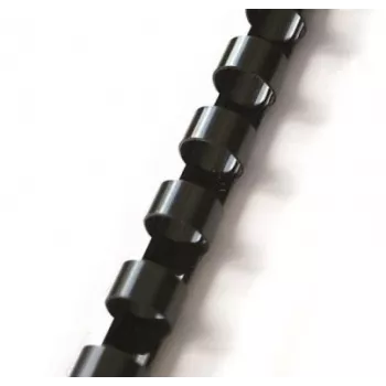 Σπιράλ βιβλιοδεσίας 12 mm (100 τεμ.), μαύρο