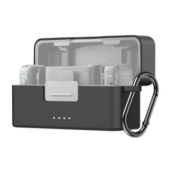 Προστατευτική θήκη Puluz για DJI Mic 2 PU716B — μαύρη, σκληρή θήκη αποθήκευσης
