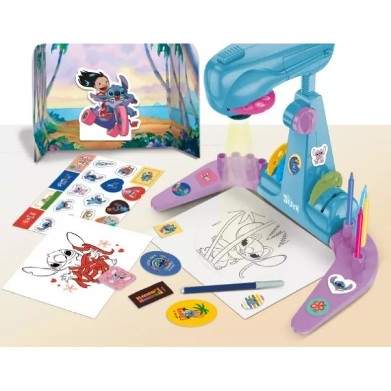 Stitch Προβολέας Σετ ζωγραφικής σχολείου