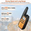 Walkie-talkie Baofeng BF-T25E Πορτοκαλί, 2 τεμ.
