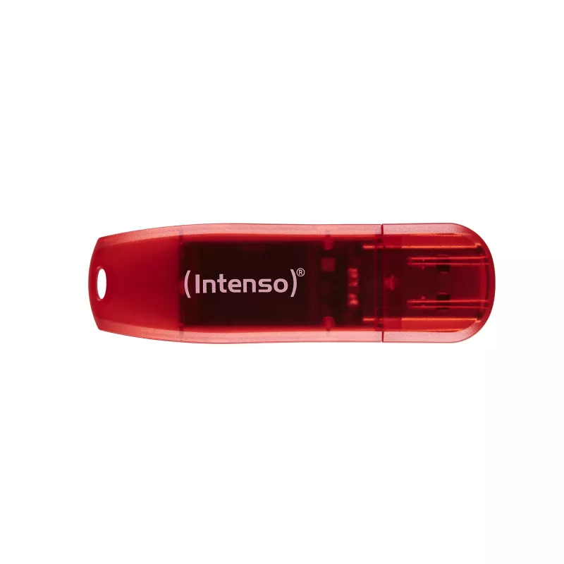 Μνήμη USB Intenso 128 GB USB Type-A 2.0 Κόκκινο Διαφανές