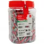 fischer ούπα DUOPOWER 8x40 BigBox ανοιχτό γκρι/κόκκινο 450 τεμ. επανασφραγιζόμενη (570549)