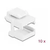 Κάλυμμα Keystone DeLOCK 86807 λευκό για ζεύξη οπτικών ινών 10 τεμ.