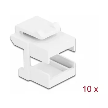 Κάλυμμα Keystone DeLOCK 86807 λευκό για ζεύξη οπτικών ινών 10 τεμ.