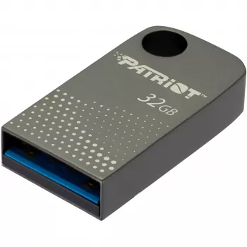 Patriot FLASHDRIVE Tab300 32GB USB 3.2 120MB/s, mini, αλουμίνιο, ασημί