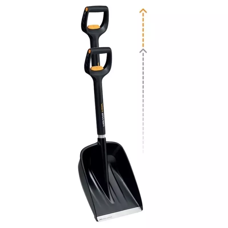 Fiskars Φτυάρι χιονιού αυτοκινήτου με τηλεσκοπικό κοντάρι X-SERIES