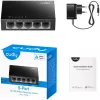 Μη διαχειριζόμενος διακόπτης Cudy FS105 5 θυρών Fast Ethernet 10/100 μαύρο