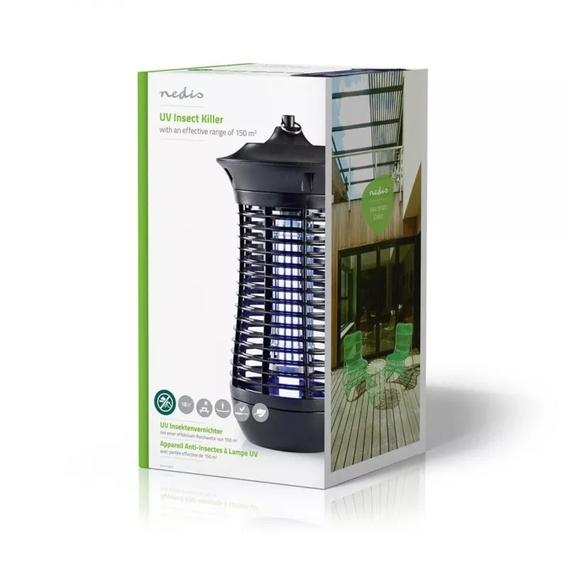 Nedis INKI110CBK18 Παγίδα εντόμων Μαύρο