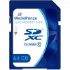 MediaRange - Κάρτα flash μνήμης - 64GB - Class 10 - SDXC - Μπλε (MR965)