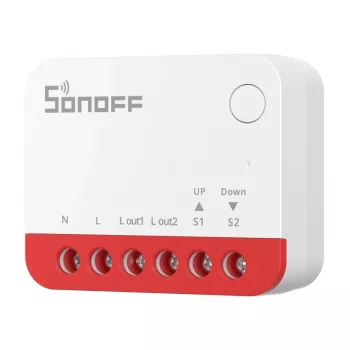 Έξυπνος διακόπτης Sonoff MINI-ZBRBS συμβατός με ZigBee μίνι μέγεθος για χωνευτή τοποθέτηση, επίπεδο ρελέ