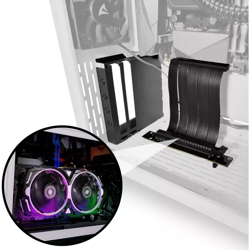 Sharkoon Compact VGCK, Riser Card (μαύρο, για κουτιά PC MS-Y/Z1000)
