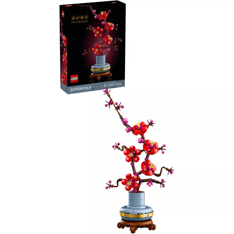 LEGO Icons Σετ διακόσμησης άνθη δαμασκηνιάς 10369, πολύχρωμο