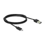 Καλώδιο USB DeLOCK 83844 USB 2.0 1m USB A Micro-USB B μαύρο