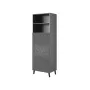 Ντουλάπα αποθήκευσης Cama Meble ABETO 60×40×176,5 cm γραφίτης/γυαλιστερός γραφίτης
