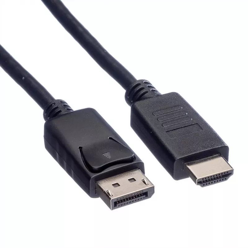 Καλώδιο ROLINE 11445780 1 m DisplayPort σε HDMI μαύρο